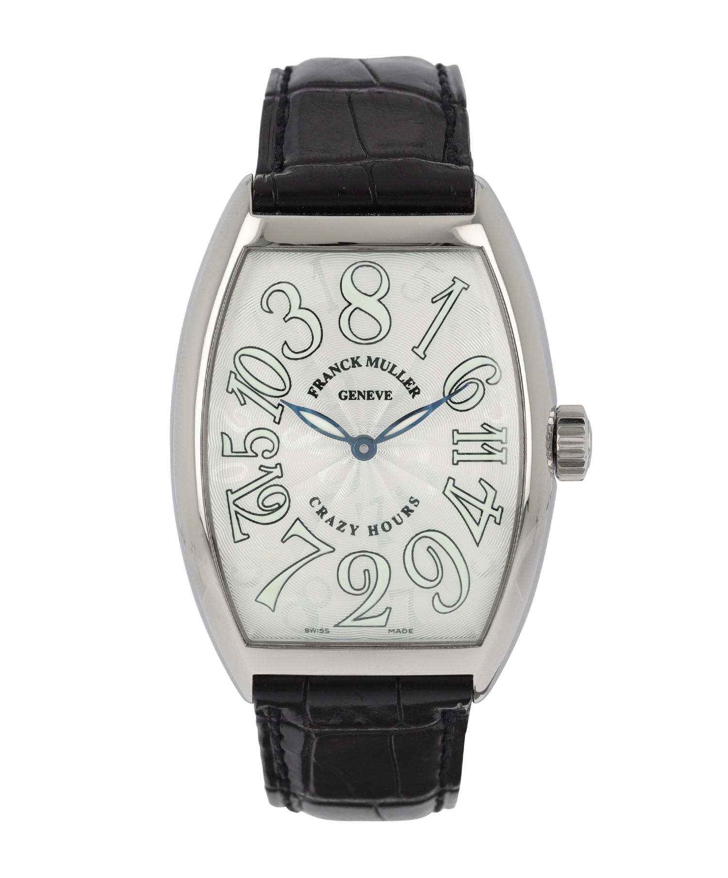 00161_01_155b96f3a5.png Crazy Hours Steel White Dial 35mm - Image 1