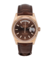 Day-Date Rose Gold Chocolate Dial 36mm