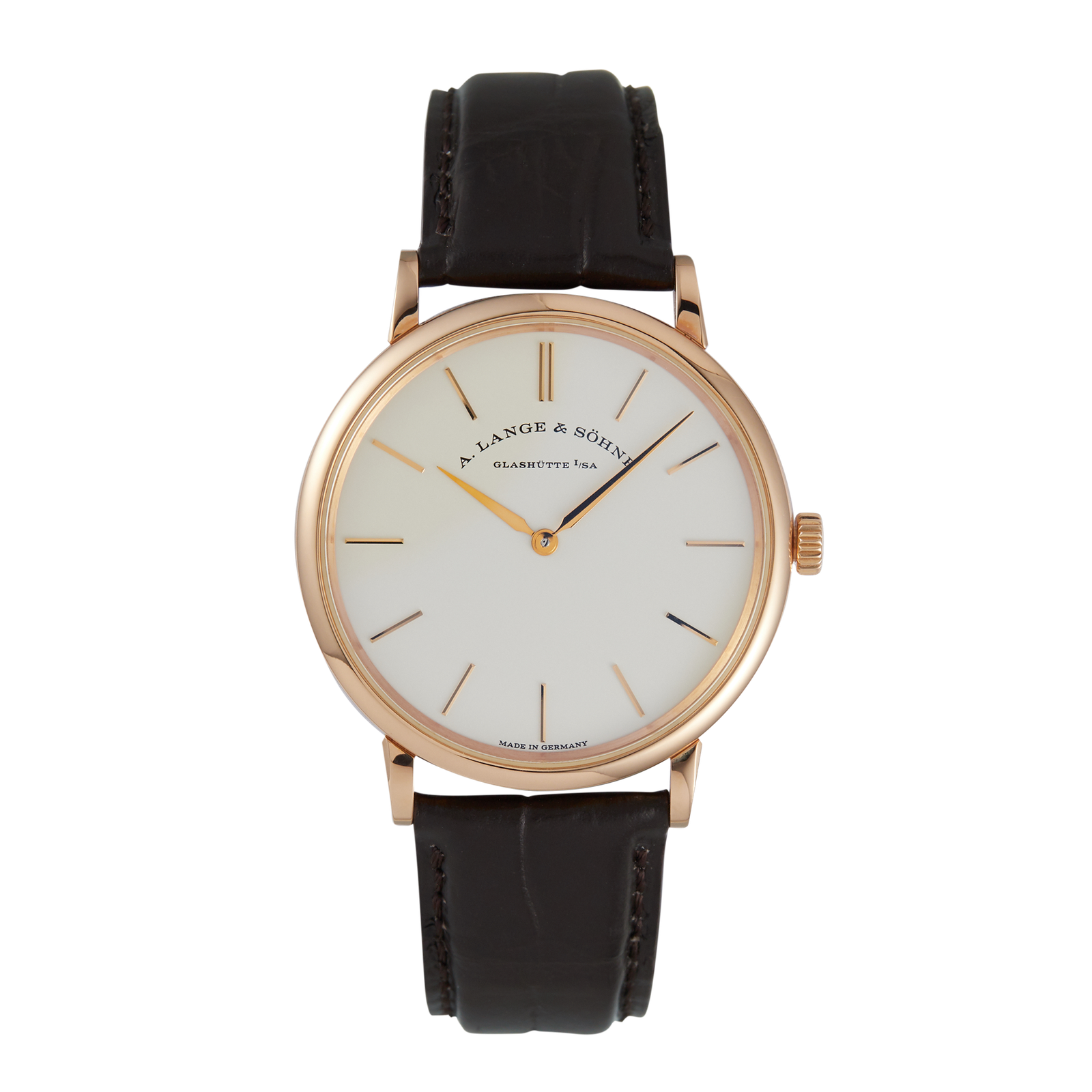 00823_01_326ee56adb.png Saxonia Thin Rose Gold Silver Dial 37mm - Image 1