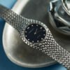 Vintage Cobra White Gold Black Dial 34mm - Image 3