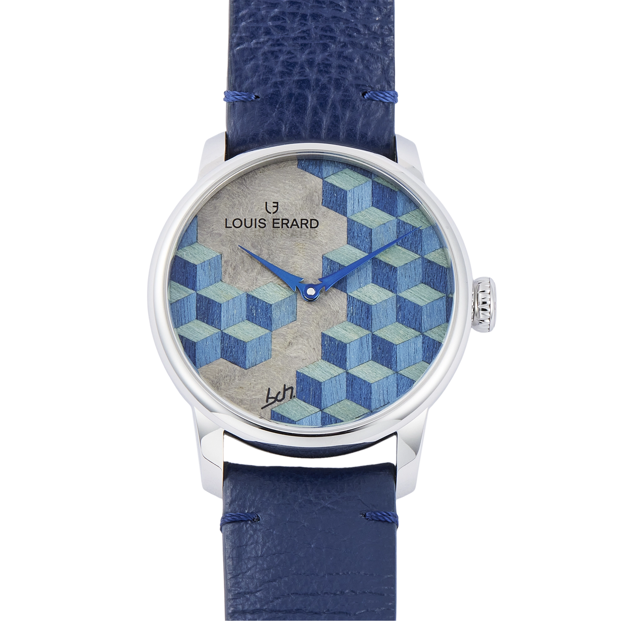 02f98623d9f207c2c3ec3c970f9e543c.webp Excellence Marquetrie Limited Edition Steel Blue Dial 42mm - Image 1
