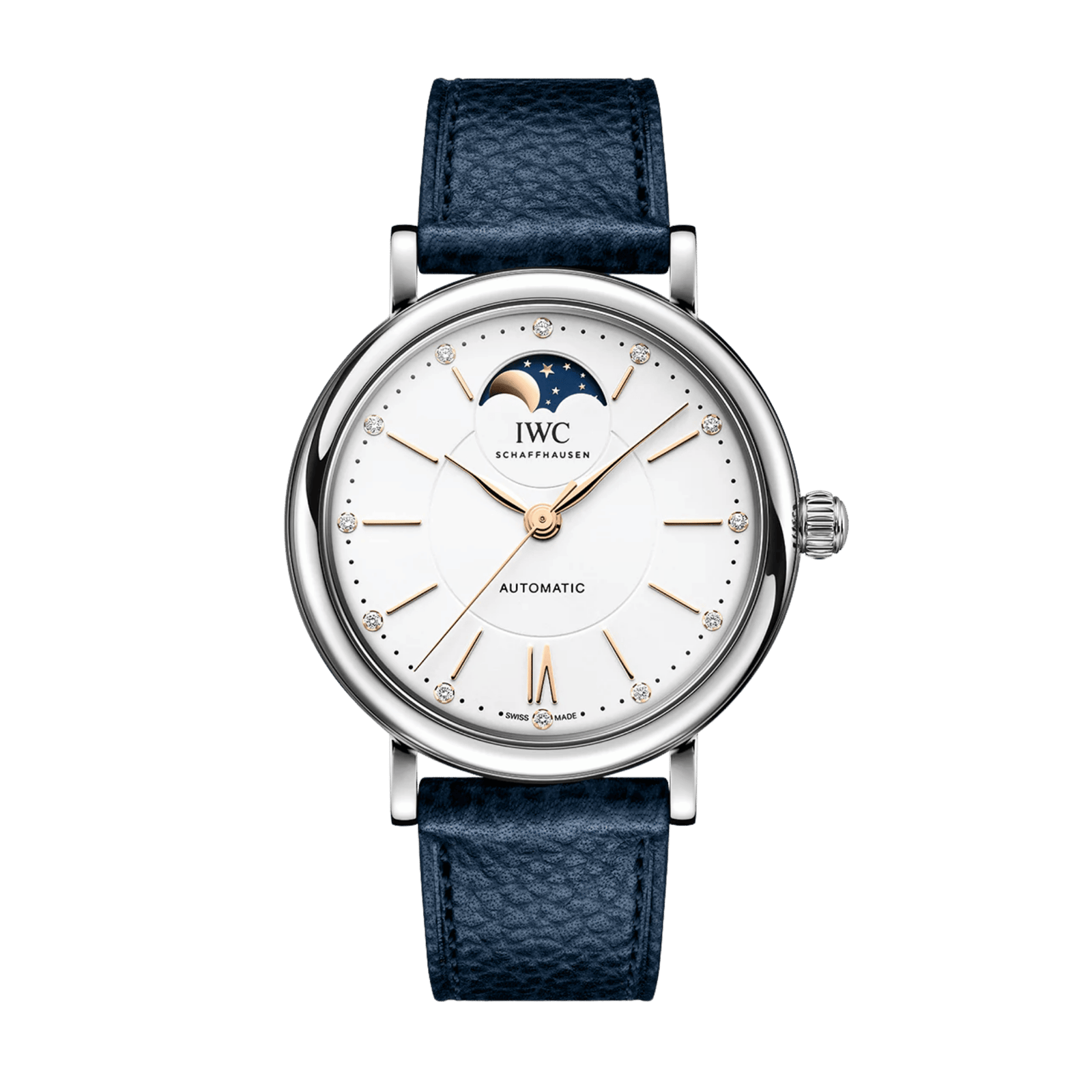039aa5fd68c8ae42df81b88d376c1d4f.png Portofino Moonphase Steel Silver Dial 37mm - Image 1