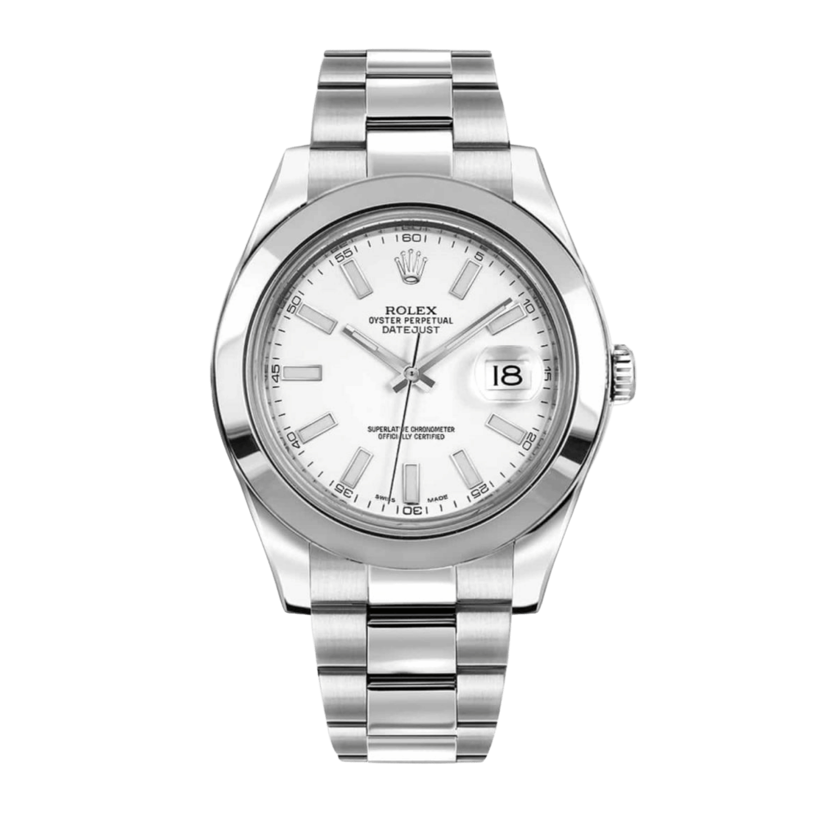 04849831a56ece0798f5c8e960d16274.png Datejust II Steel White Dial 41mm - Image 1