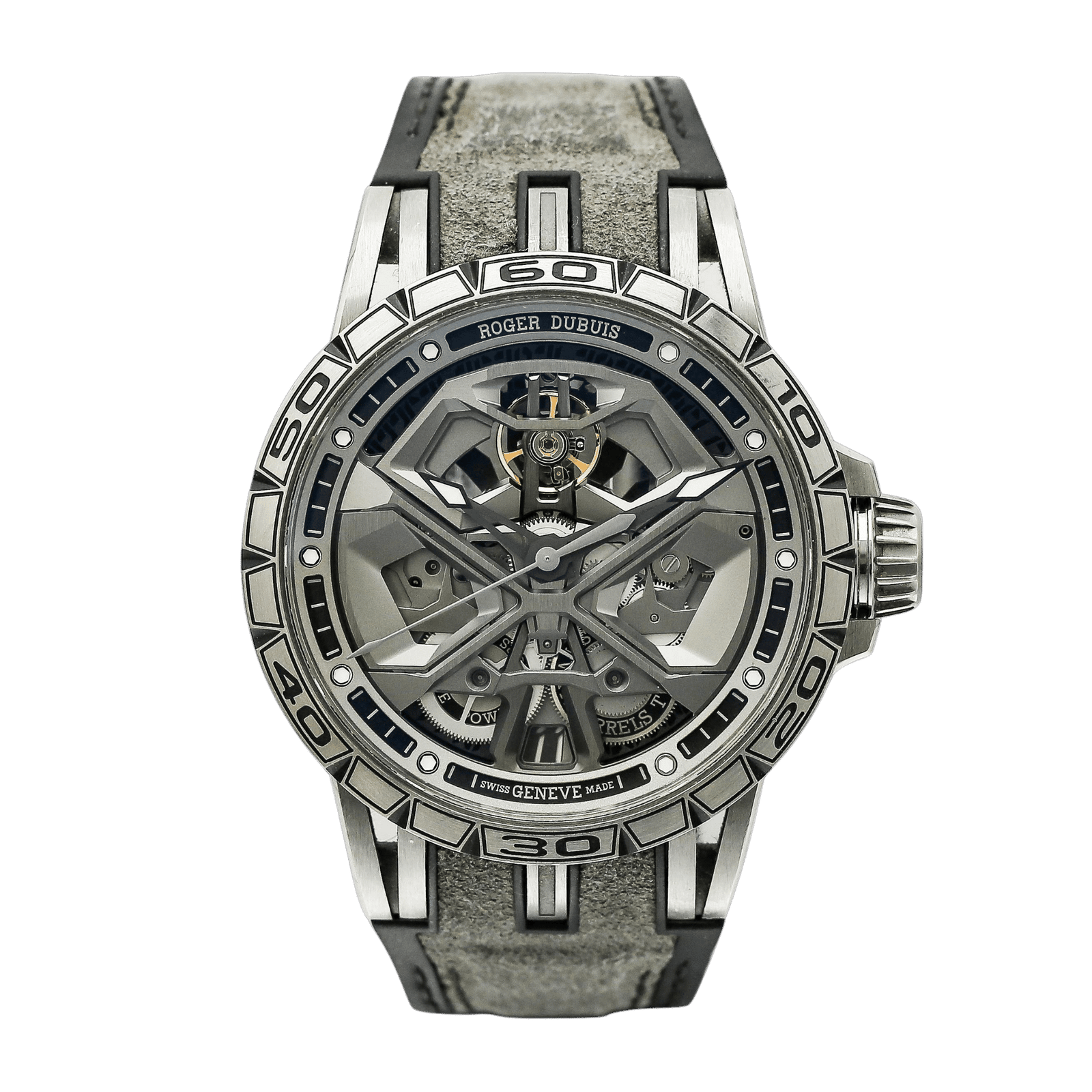 04eca2ac6e27febe794471828f06def5.png Excalibur Spider Monobalancier Huracán Titanium Skeleton Dial 45mm - Image 1