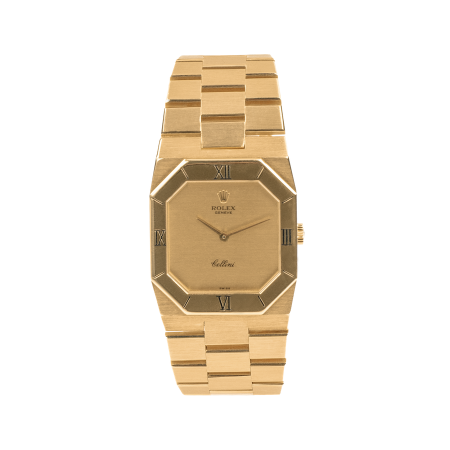 053b9e59c8ef0b9589ac94239c029802.png Vintage Cellini Yellow Gold Champagne Dial 27mm - Image 1
