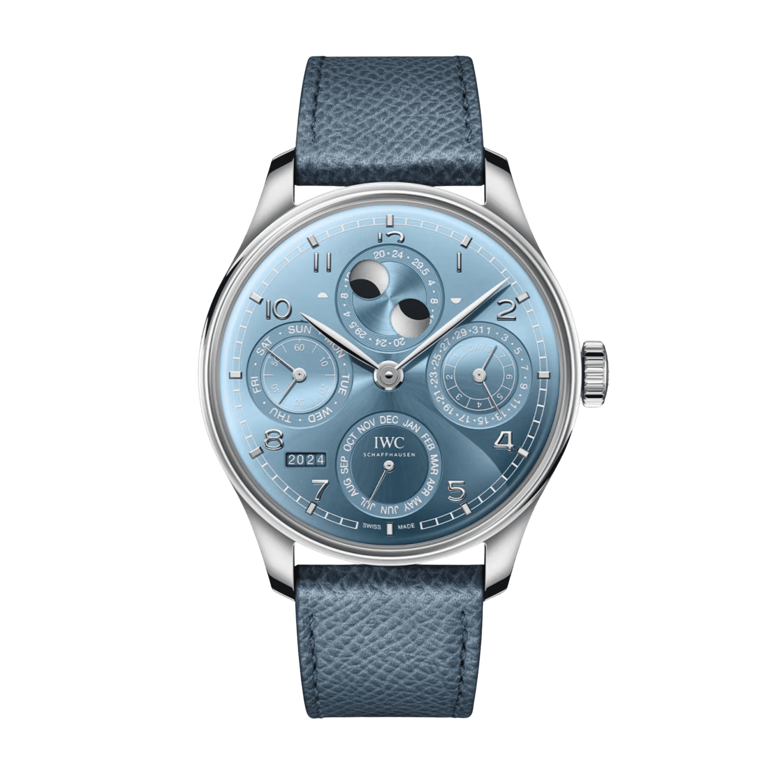 054e81fb47fe04dd5a6053466ad28974.png Portugieser Perpetual Calendar White Gold Ice Blue Dial 44mm - Image 1