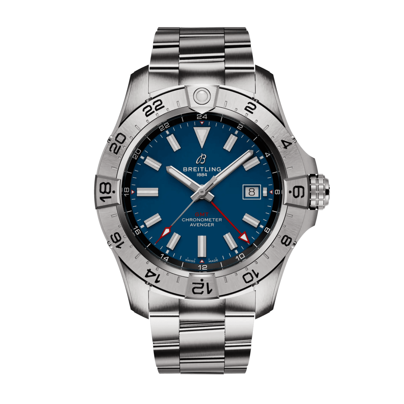 070d83ef69655691579d8169744ff17b.png Avenger GMT Steel Blue Dial 44mm - Image 1
