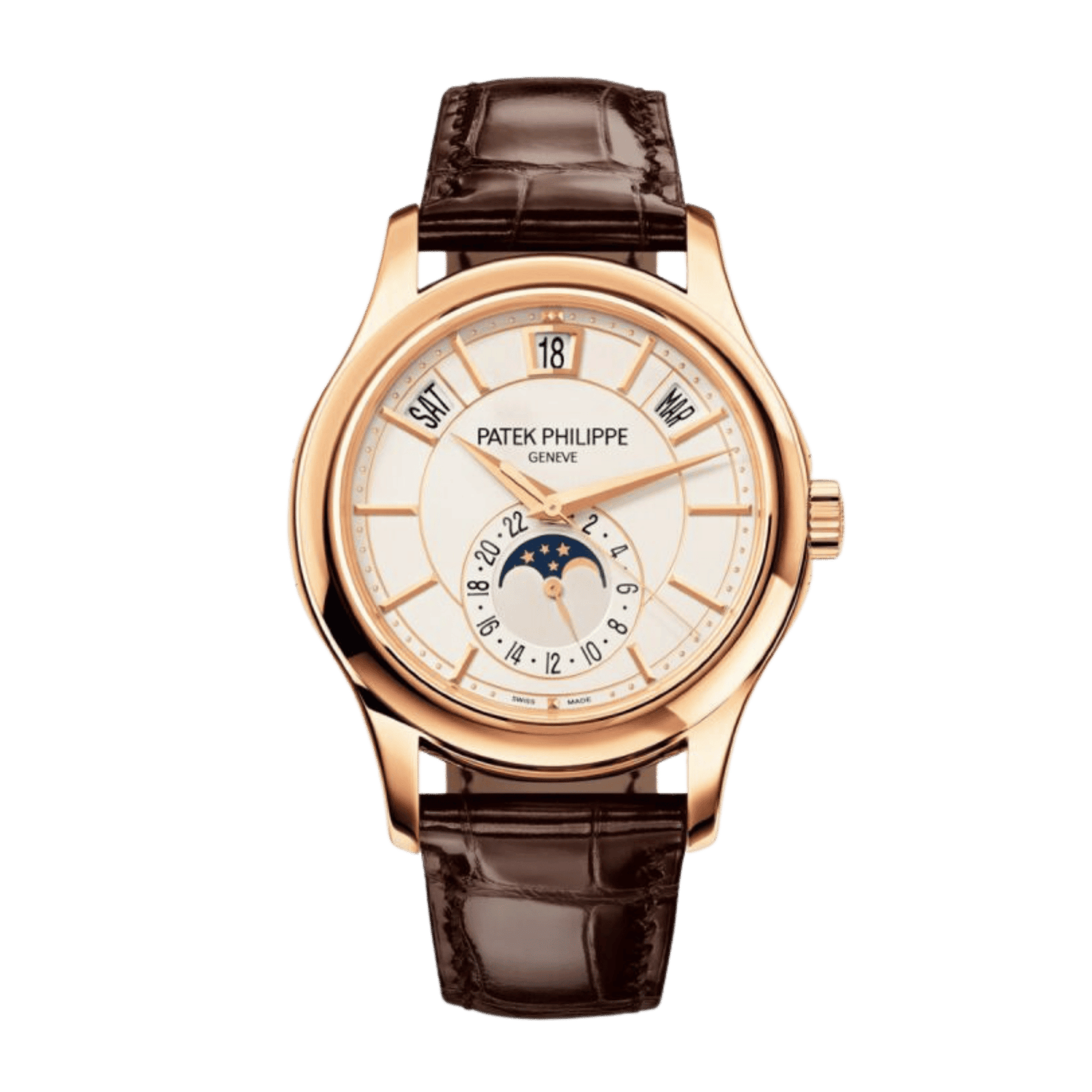 08525f54781ca2701c61da52b9863400.png Annual Calendar Rose Gold White Dial 40mm - Image 1