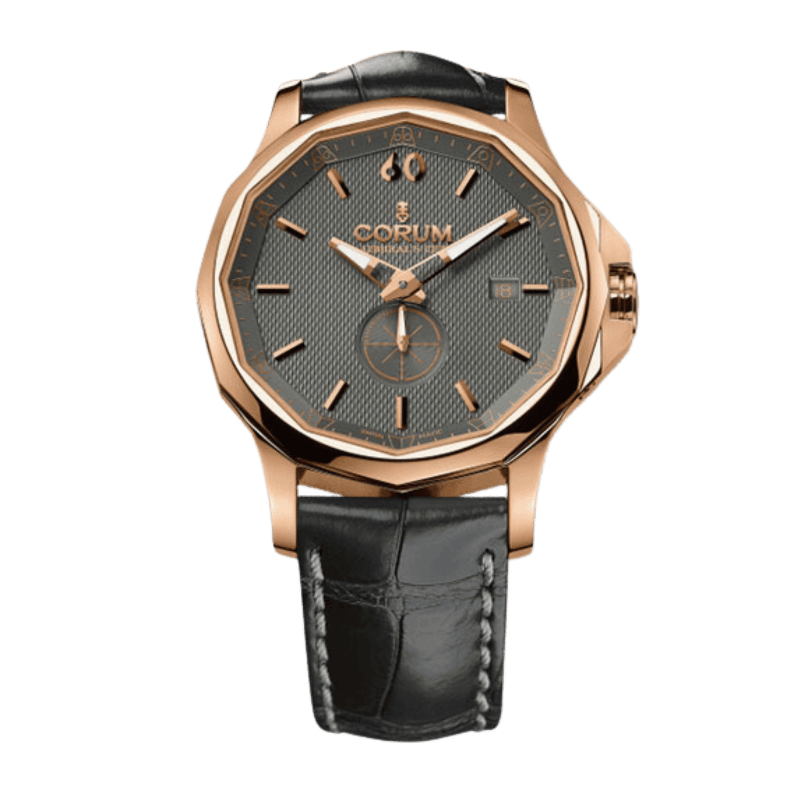 0b420b61482ec912b26f17fa0bed21d1.png Admiral's Cup Legend Rose Gold Grey Dial 42mm - Image 1