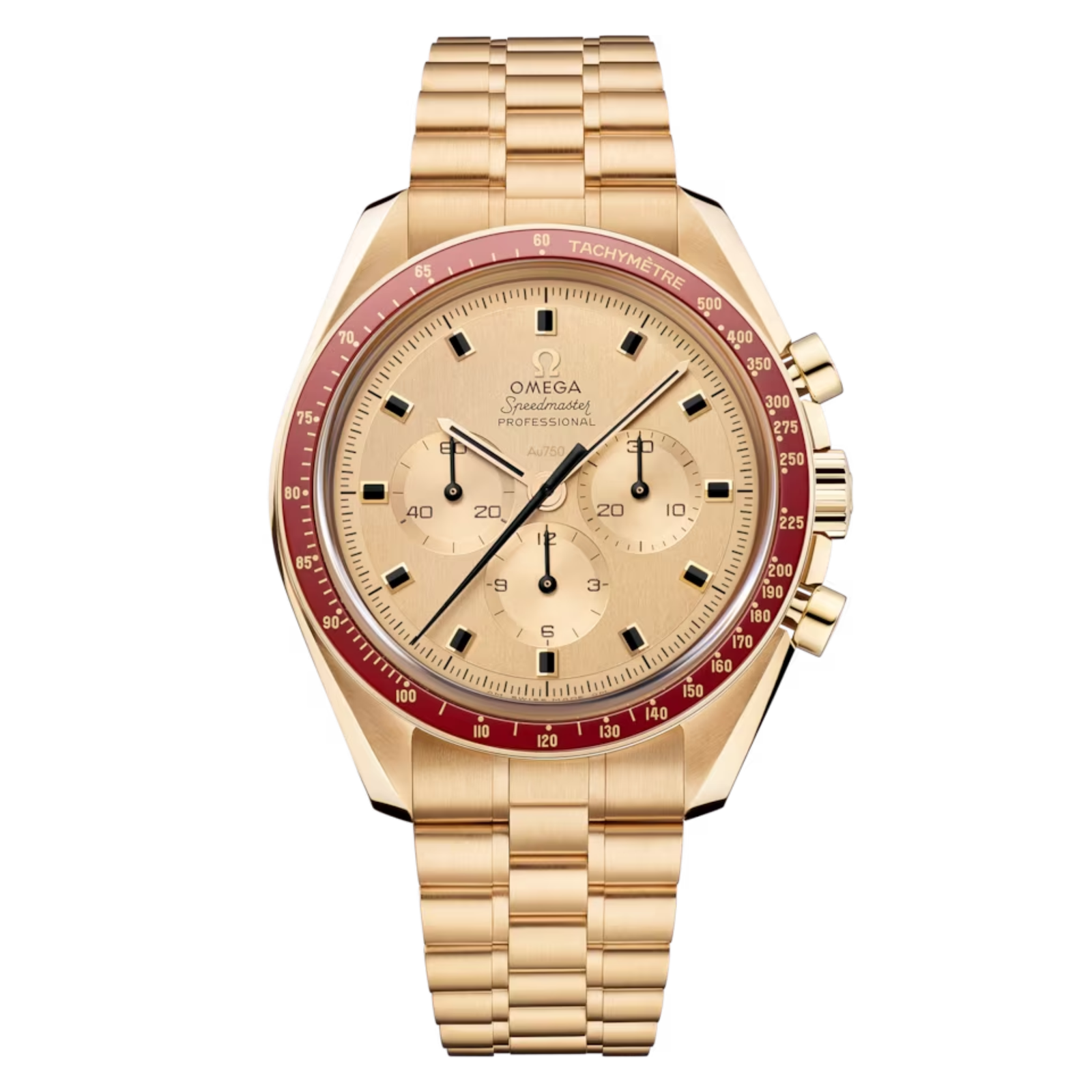 0b7f97f5a14ef13acd5dec2deed94600.png Speedmaster Professional Moonwatch "Apollo 11" 50th Anniversary Yellow Gold 42mm - Image 1