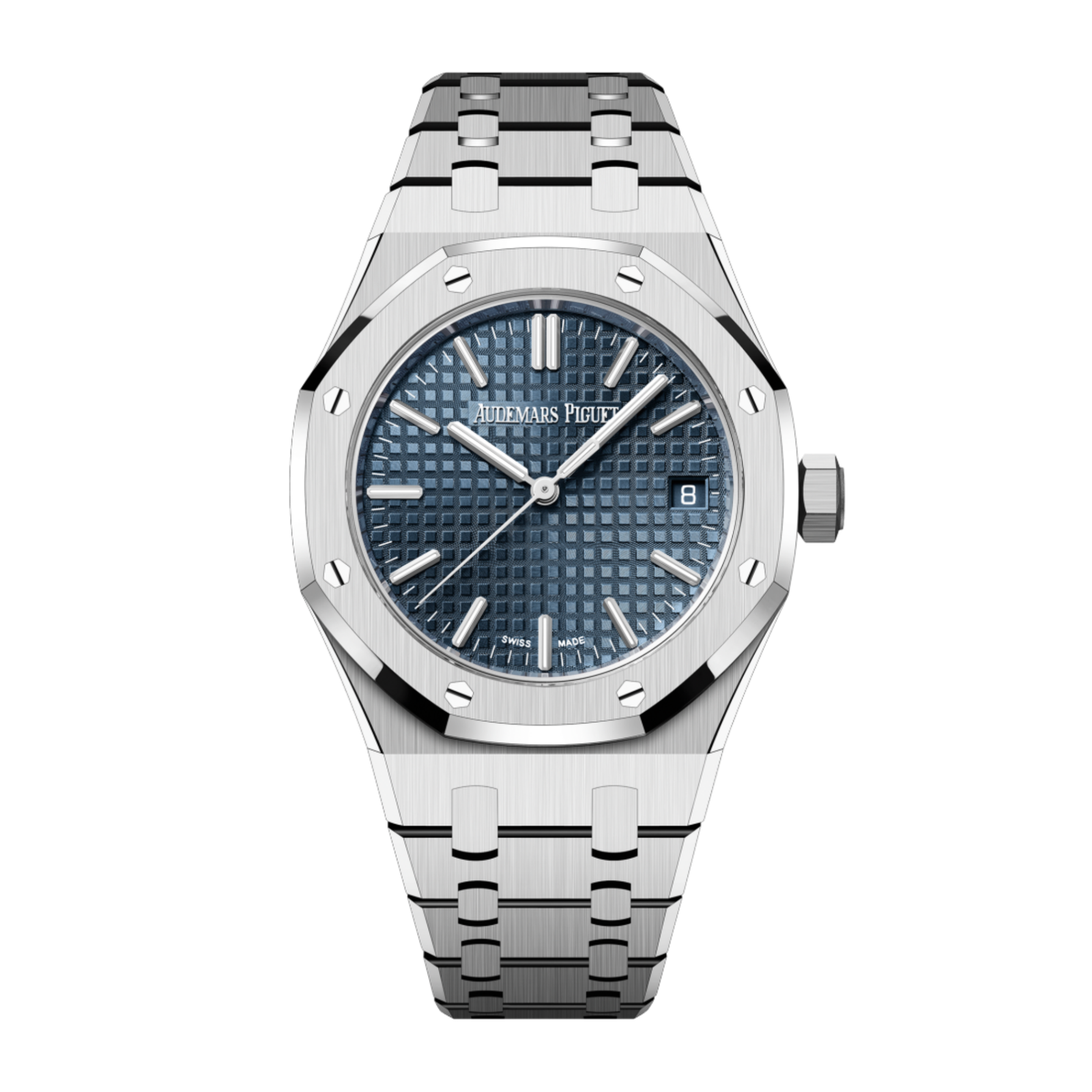 0b908e278dfa136507a8a5990c0ce7b8.png Royal Oak Selfwinding Steel Blue Dial 37mm - Image 1
