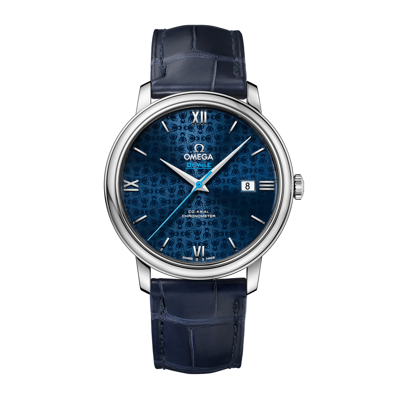 0bb0b13f41f326f82f81b40a641be899.png De Ville Steel Blue Dial 39mm - Image 1