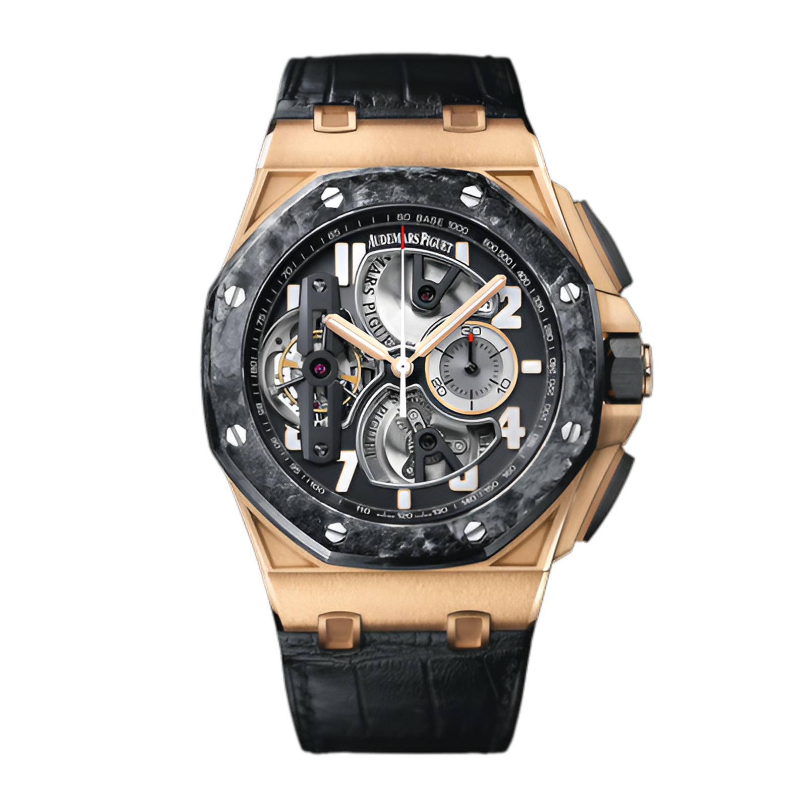 0c57b6bd8d60354f33ef910d667db0ec.png Royal Oak Offshore Tourbillon Rose Gold Black Dial 44mm - Image 1