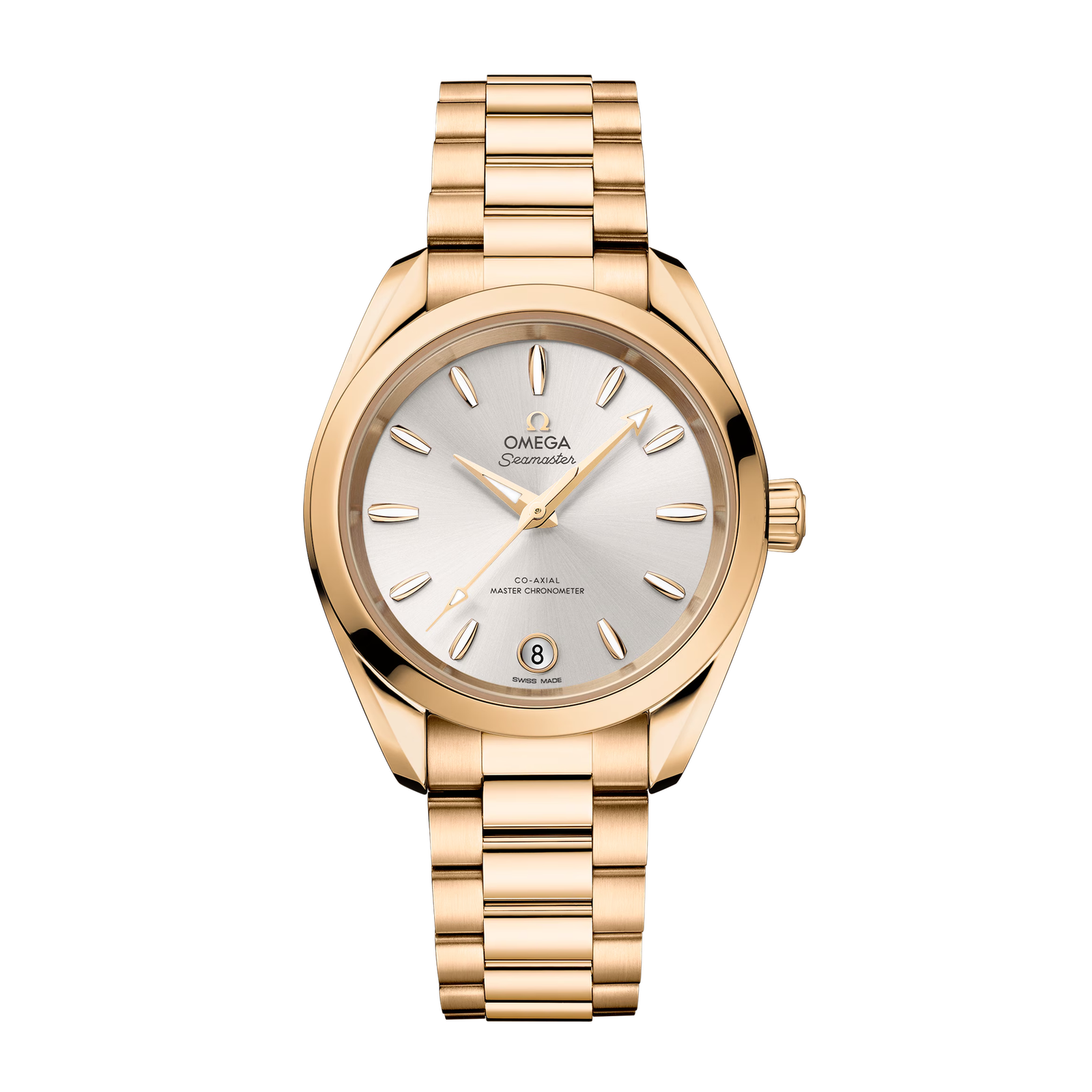 0f73dbaef03c78f704c18a90670f1d00.png Aqua Terra Yellow Gold Silver Dial 34mm - Image 1