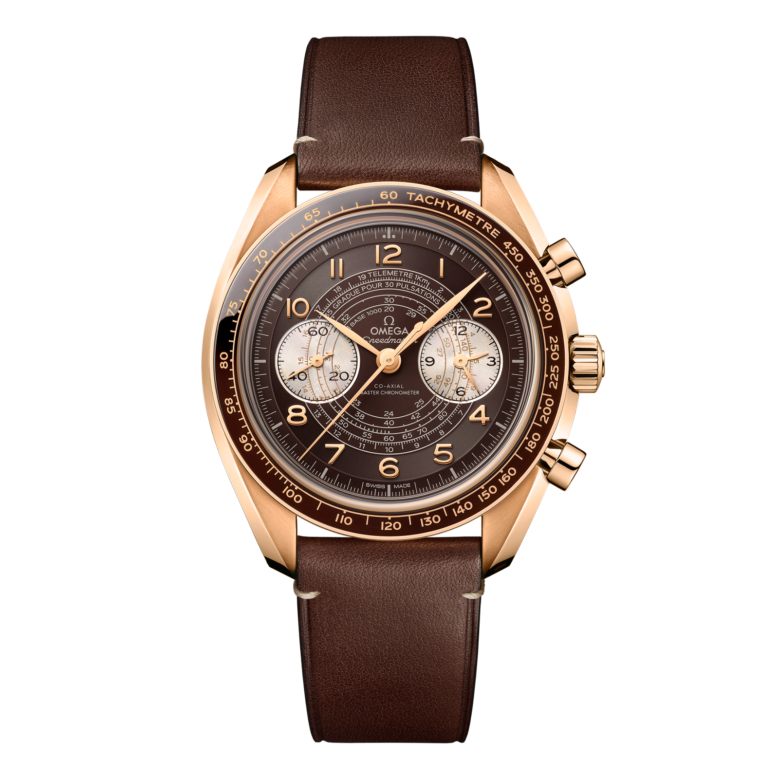 10b95f3c621926efaa4711f1f2809579.png Speedmaster Chronoscope Bronze Gold Brown Dial 43mm - Image 1