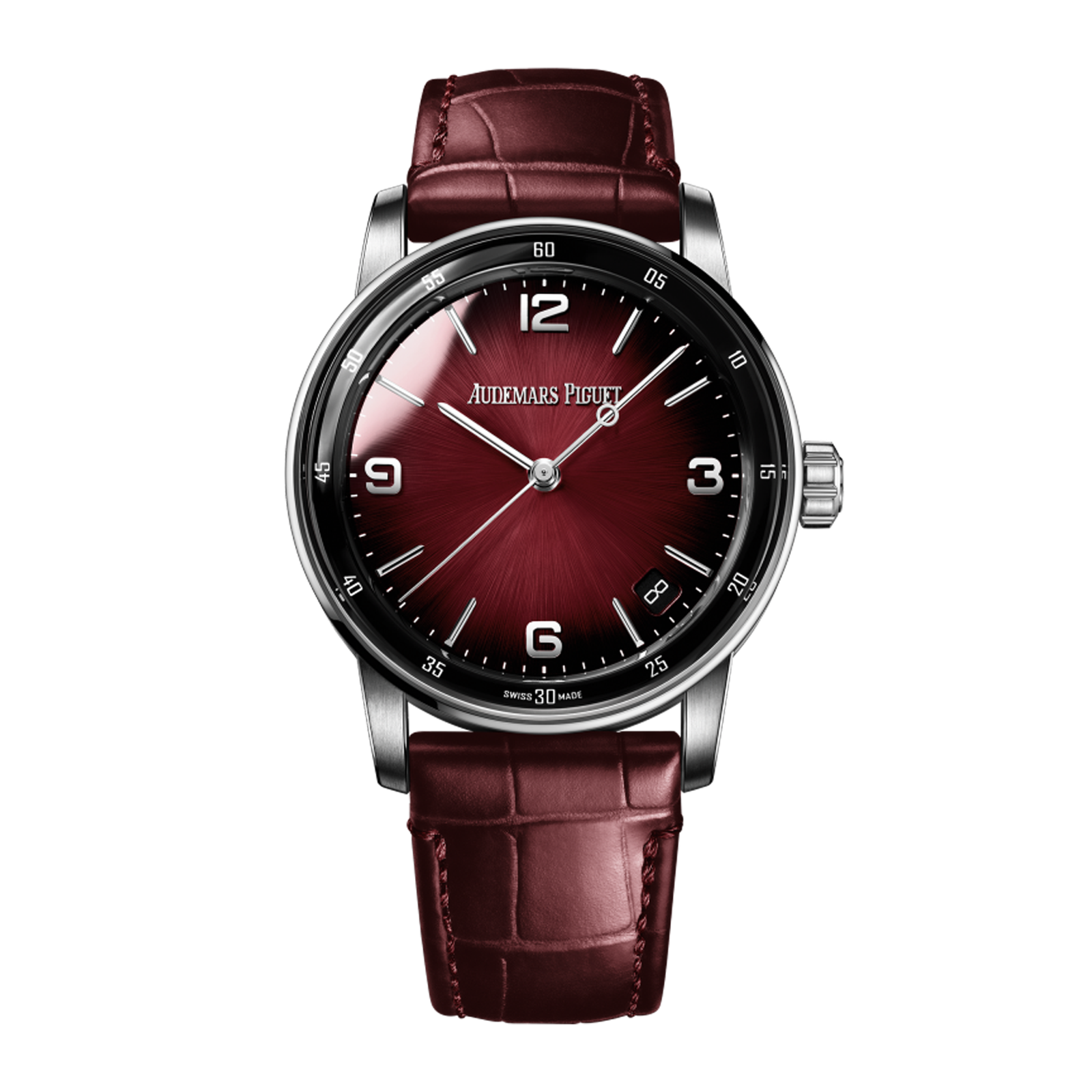 110afcd6f0f23da387cad06e48cc6145.png Code 11.59 White Gold Red Dial 41mm - Image 1
