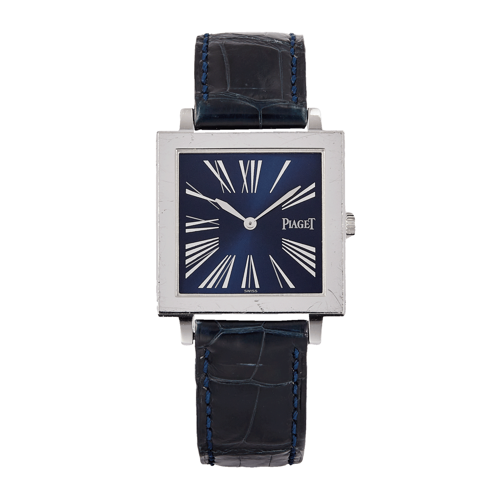 120ac5fbe3cd434481d0f742f68fa871.png Altiplano Square White Gold Blue Dial 30mm - Image 1