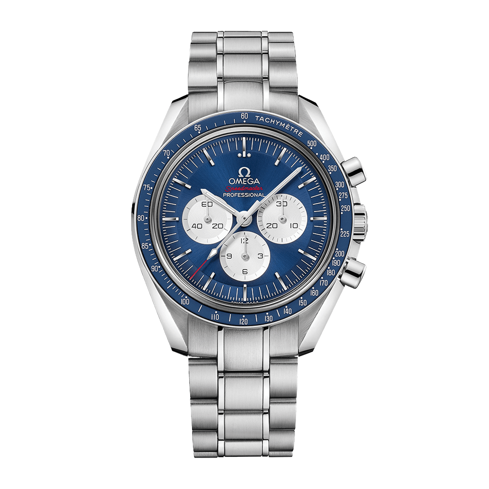 12484d17f442f88abb715da75459c21b.png Speedmaster Professional Moonwatch "Tokyo Olympics" Steel Blue Dial 42mm - Image 1