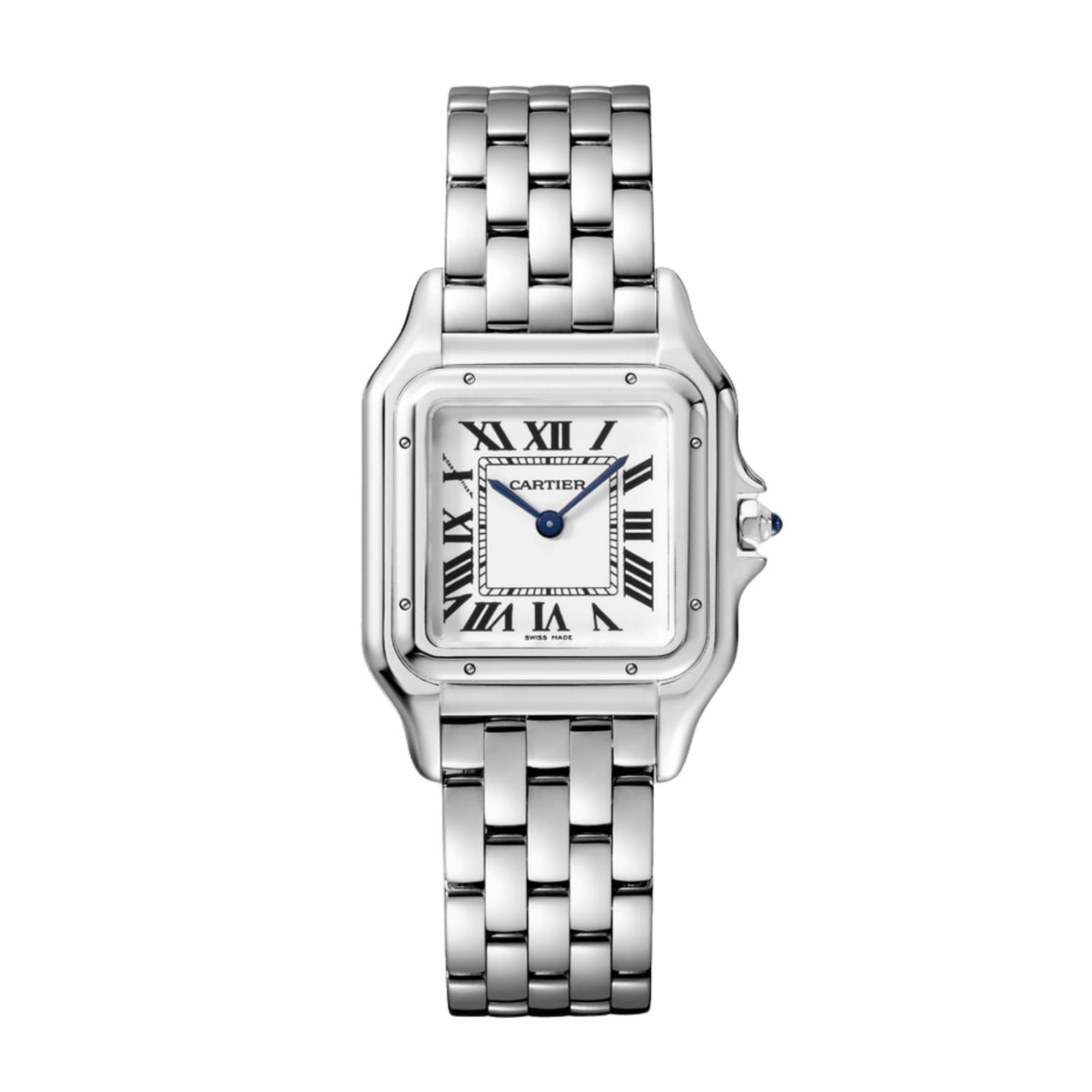 12d70ca3954ac82ef95cd59ad6f37446.png Panthère de Cartier Steel Silver Dial 27mm - Image 1