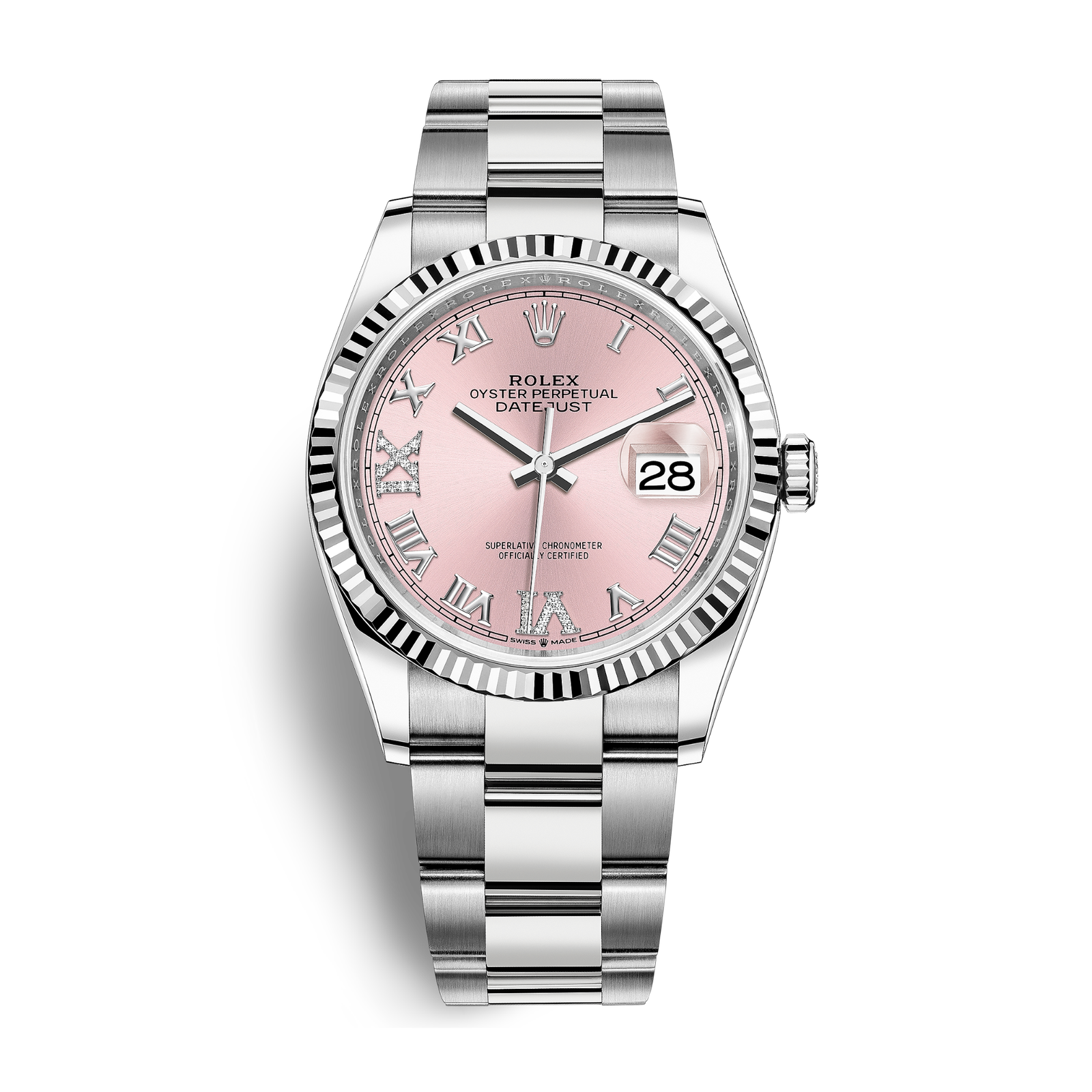 157b5c7b76b6f8d3aba67d5079b589a2.png Datejust Steel Pink Dial 36mm - Image 1