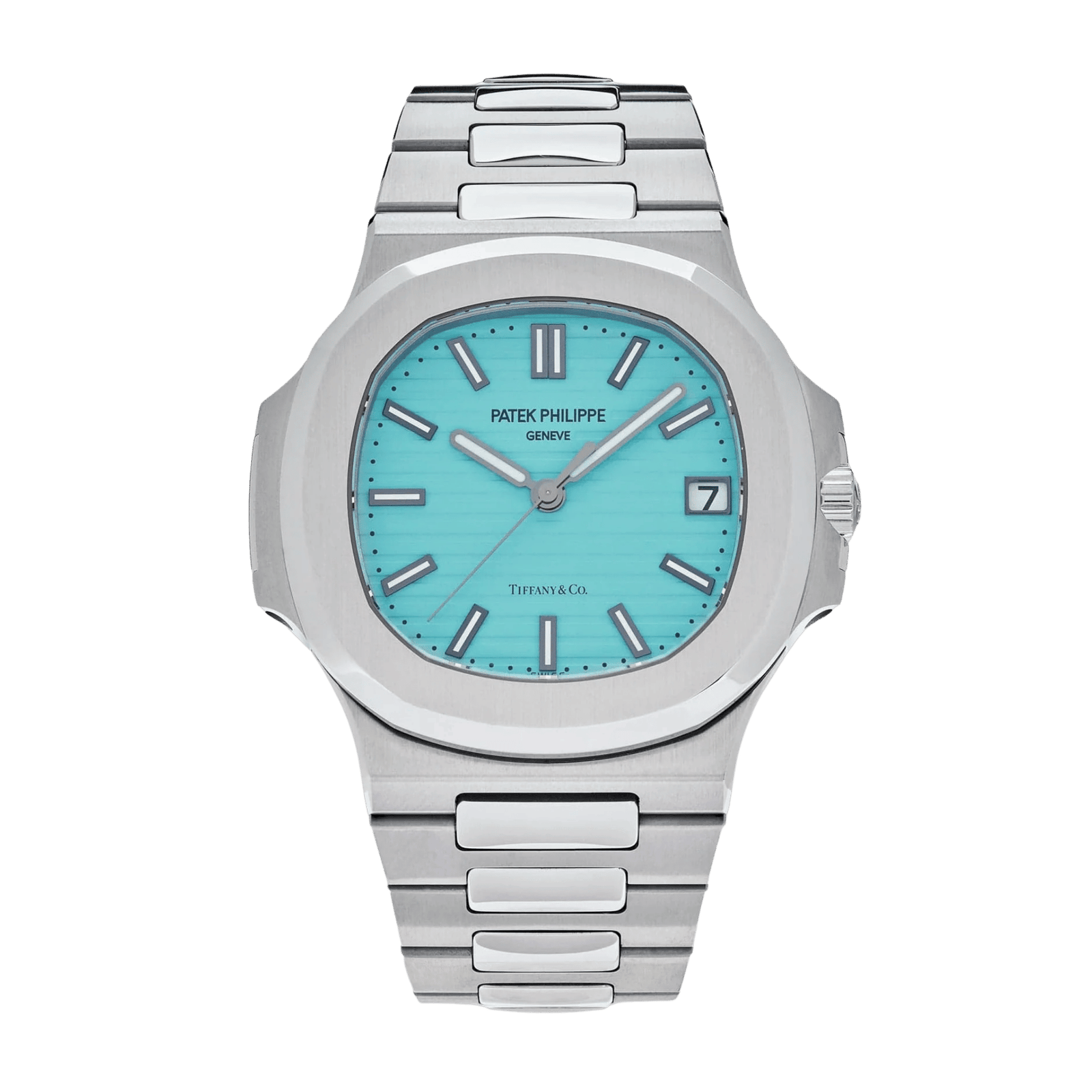 16650fb9cbaae2f10d8df12b37465a8f.png Nautilus "Tiffany & Co." Steel Turquoise Dial 40mm - Image 1