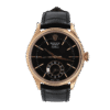 Cellini Dual Time Rose Gold Black Dial 39mm