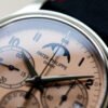 Perpetual Calendar Split-Second Monopusher Chronograph Platinum Salmon Dial 38mm - Image 4