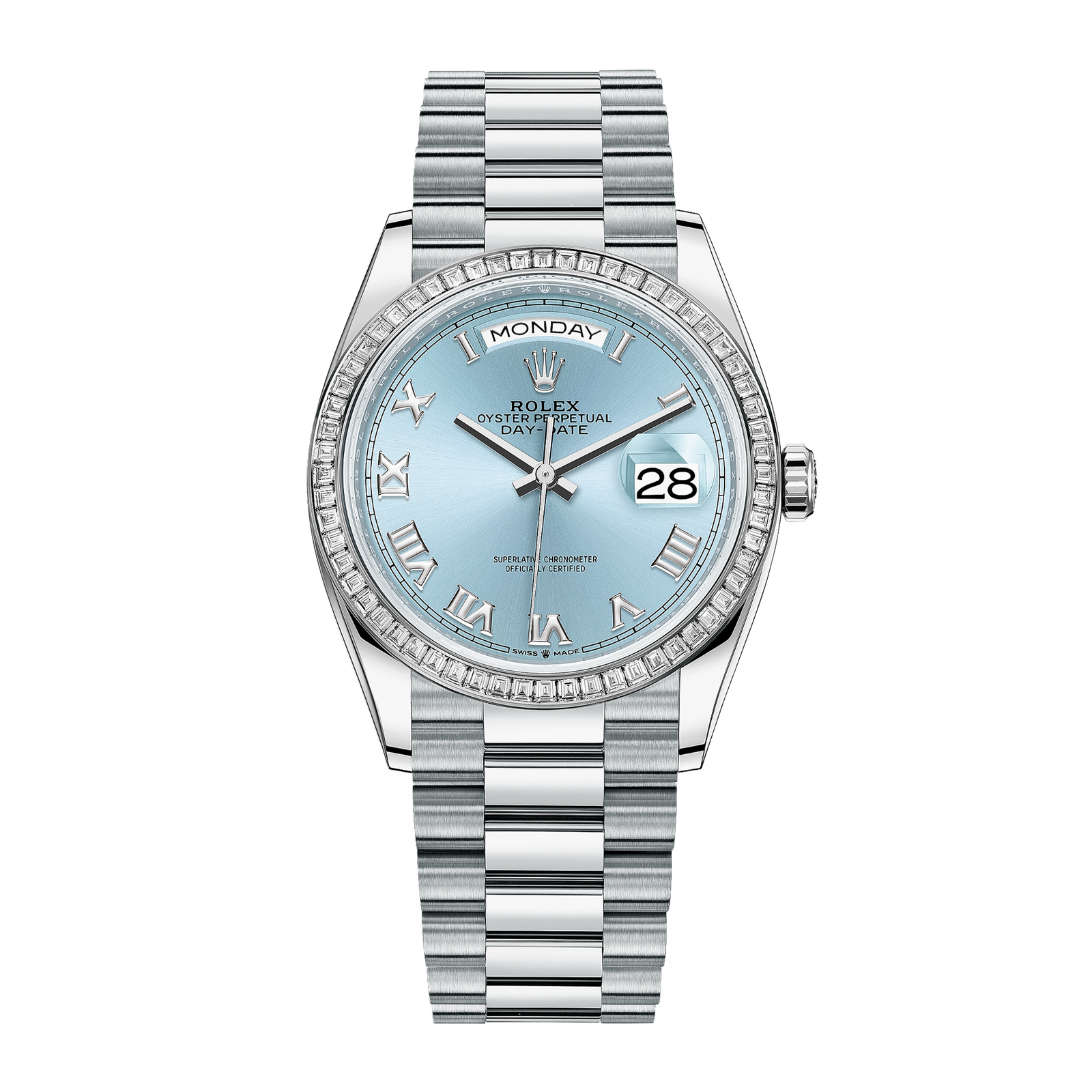 1ab9670299060ad14a40b6e6caae70b3.png Day-Date Platinum Blue Dial 36mm - Image 1