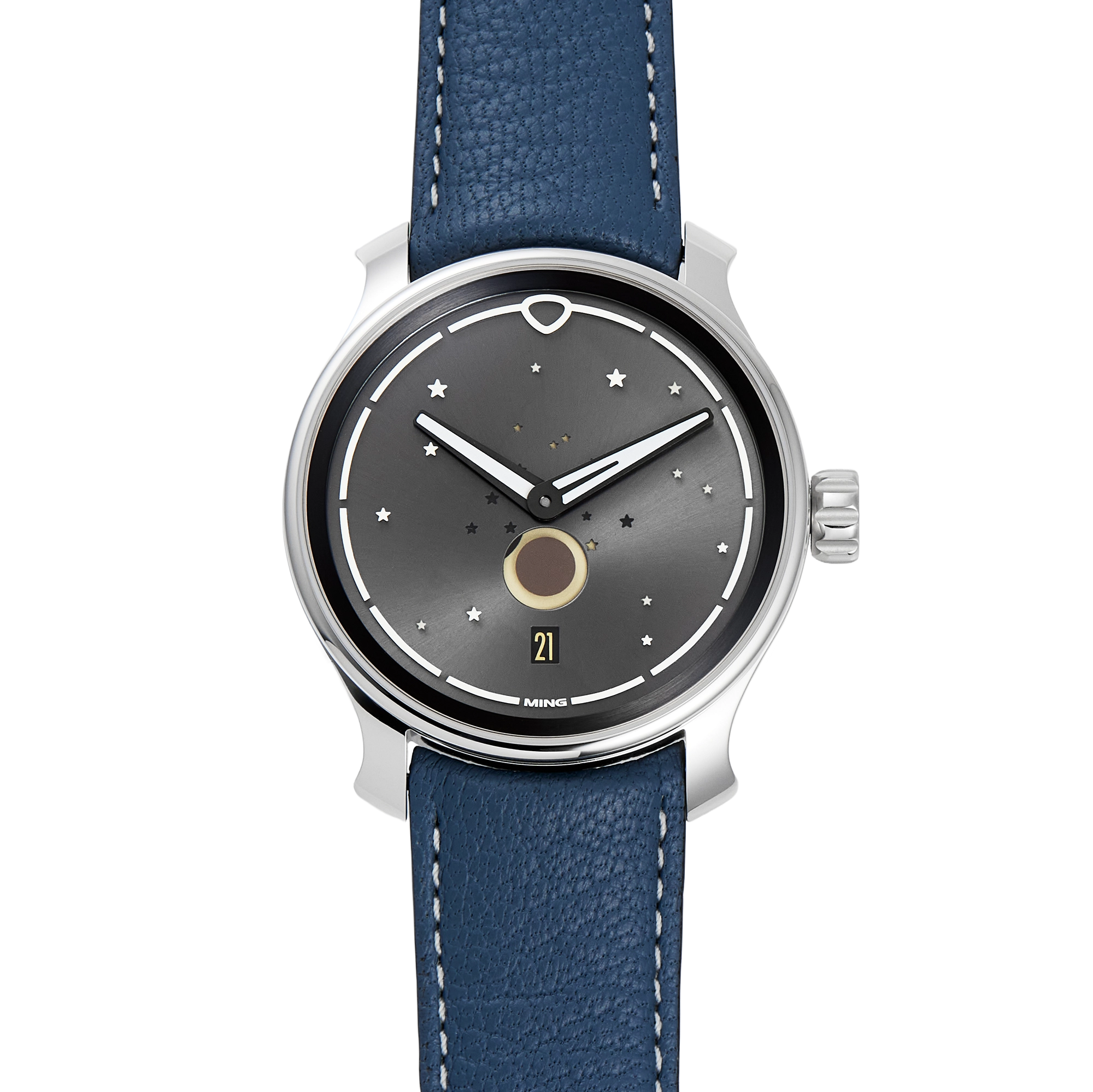 1ac38712fbf3fbc592fc22c962ce5e63.webp 37.05 Moonphase Series 2 Steel Grey Dial 38mm - Image 1