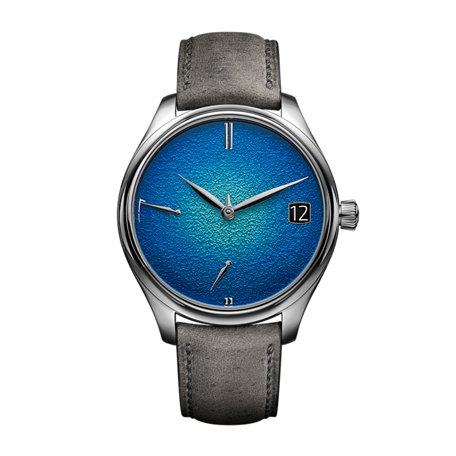 1b799411d34ffa3d07eb847cf8d26b9d.png Endeavour Tantalum & Steel Blue Dial 42mm - Image 1
