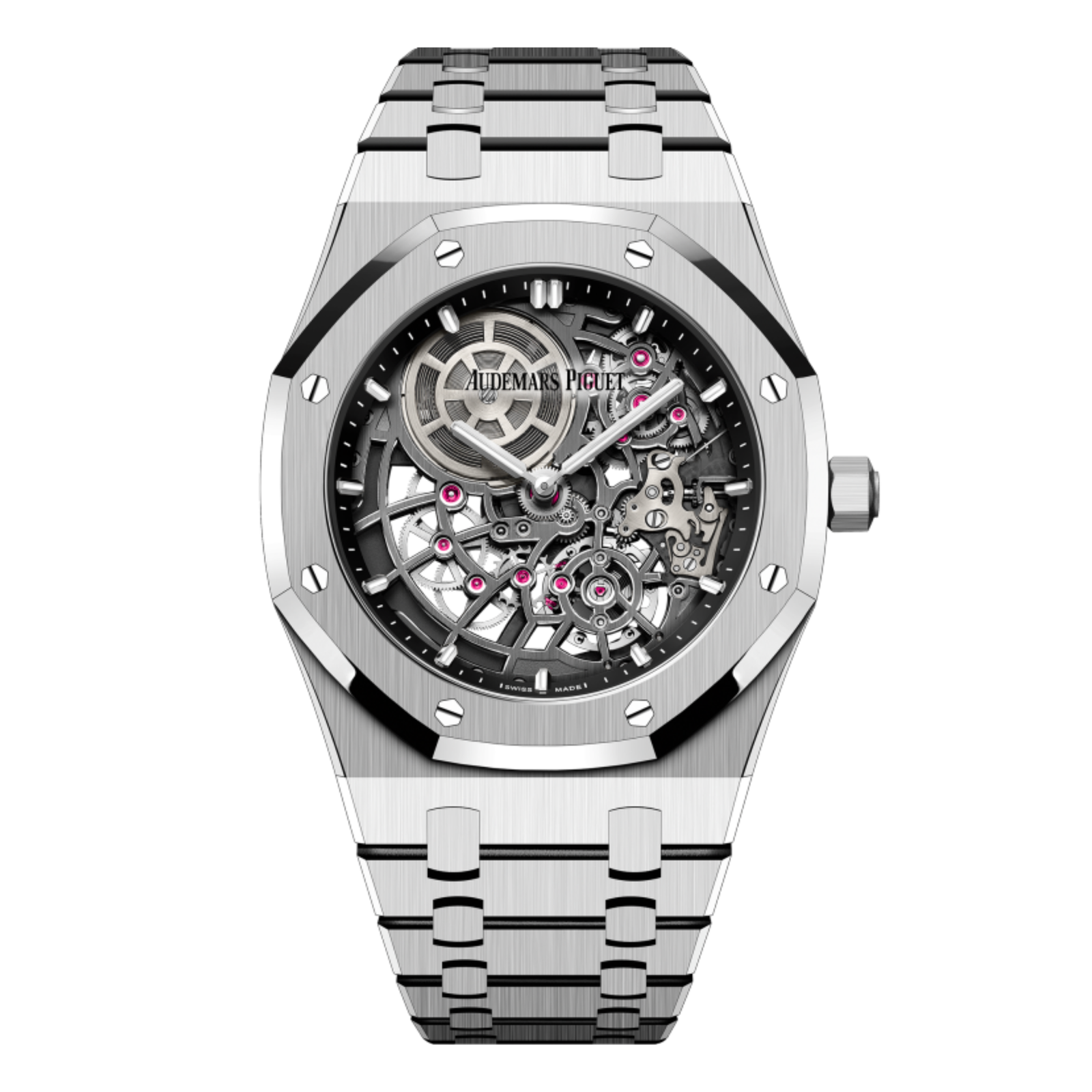 1cd31a9d1607bba3dee9909abfbcefc1.png Royal Oak "Jumbo" Extra Thin Openworked White Gold 39mm - Image 1