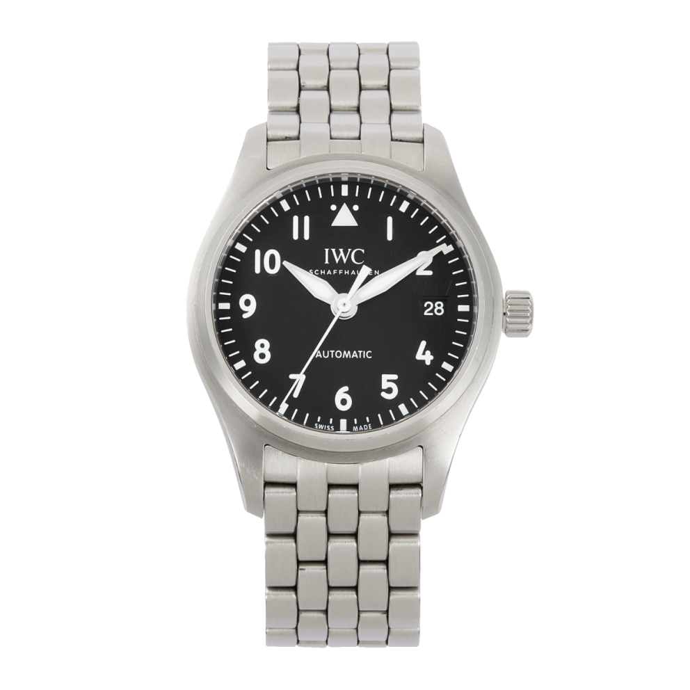 1d3afd0728d87cc9fbf52c44eacf9a02.webp Pilot's Watch Steel Black Dial 36mm - Image 1