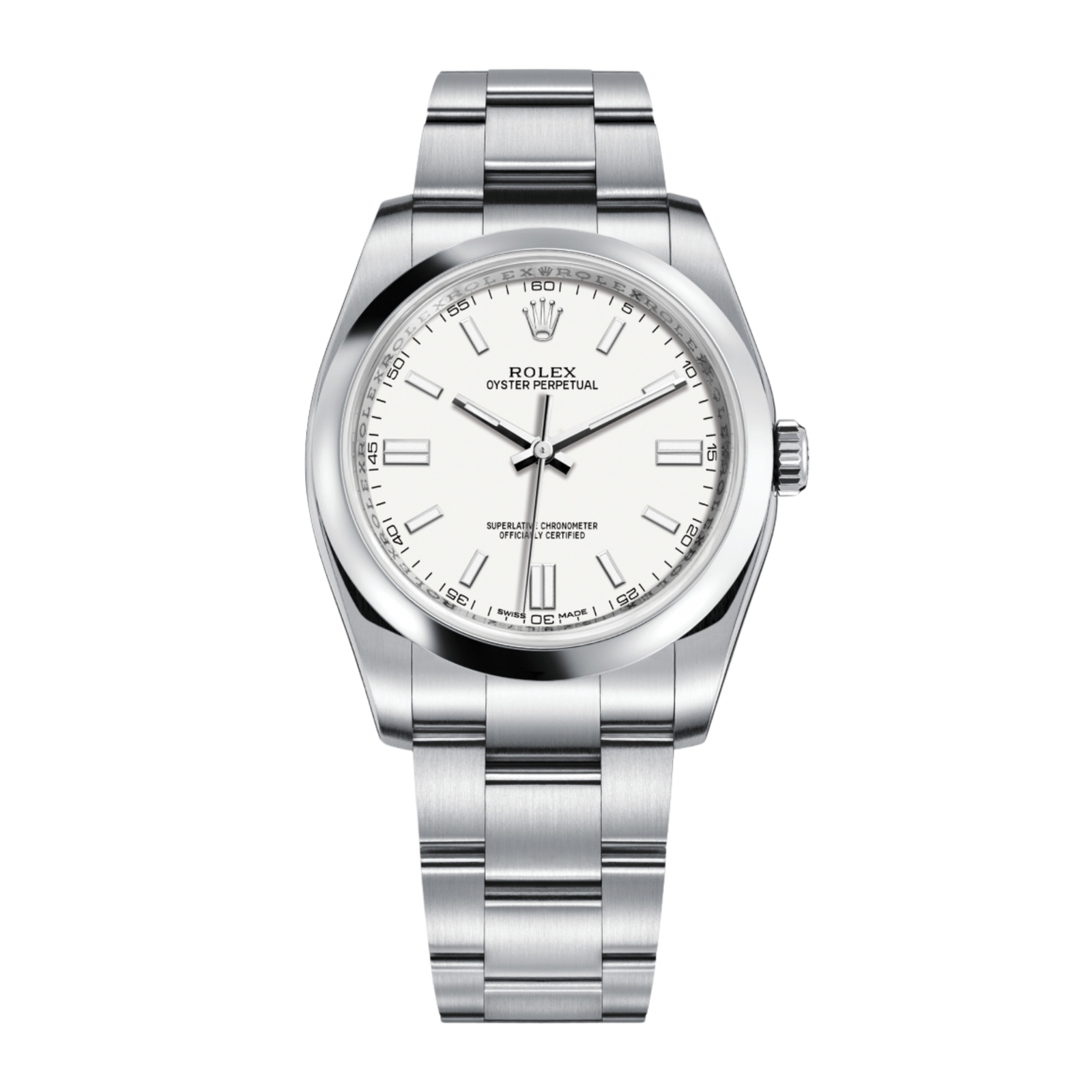 1d5e28d86cfb3f5a218e6b6d775e6967.png Oyster Perpetual Steel White Dial 36mm - Image 1