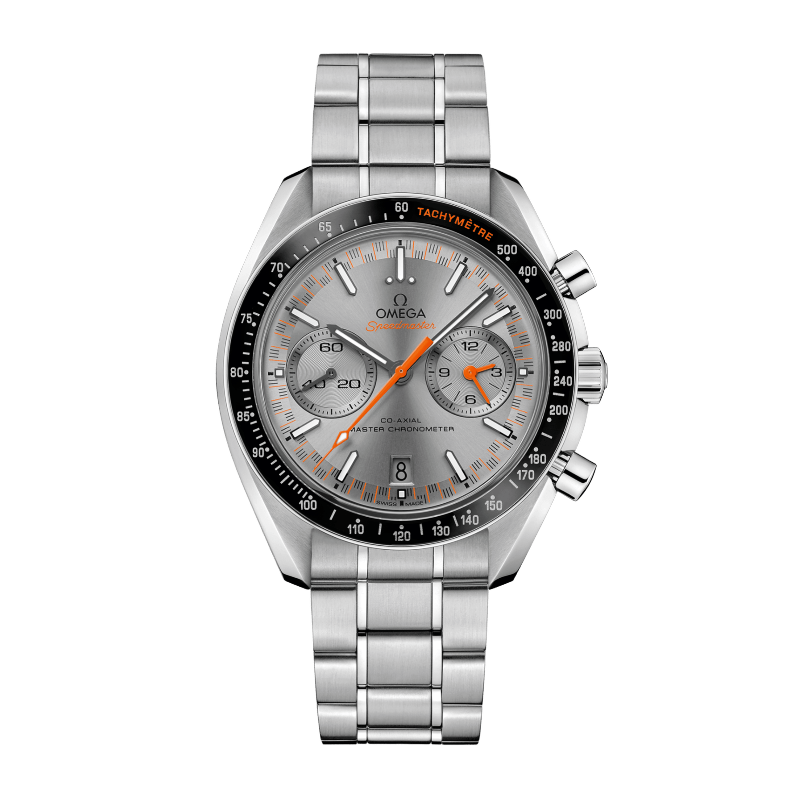 1dac1301cc34f8fc547c7ca03851cd41.png Speedmaster Racing Steel Grey Dial 44mm - Image 1