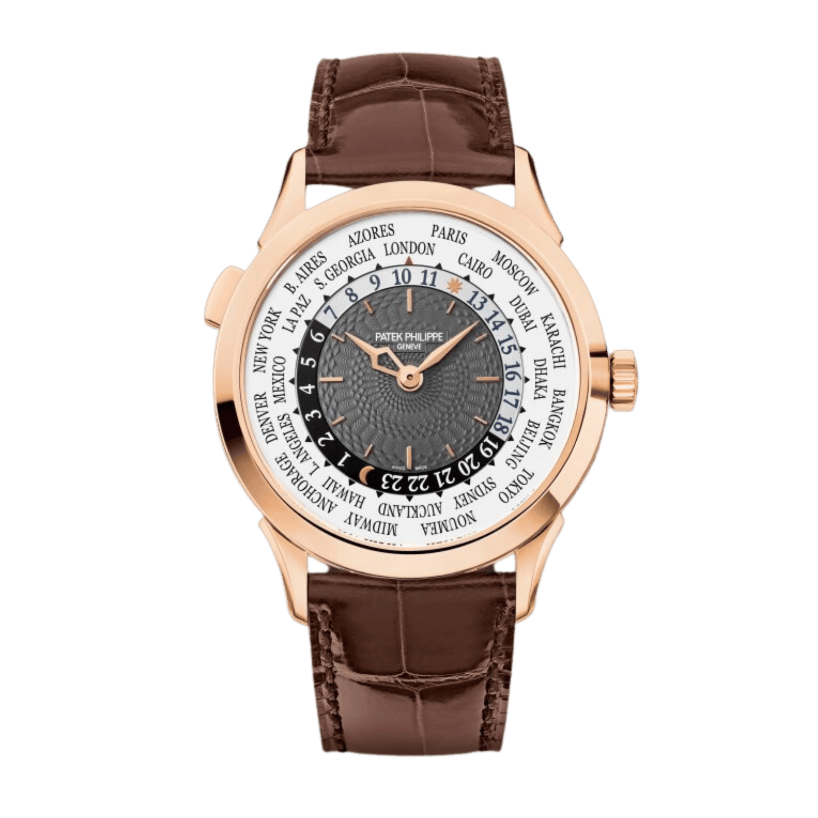1dff2d3bc53b899dd31eb97cfc842adf.png World Time Rose Gold Grey Dial 38mm - Image 1