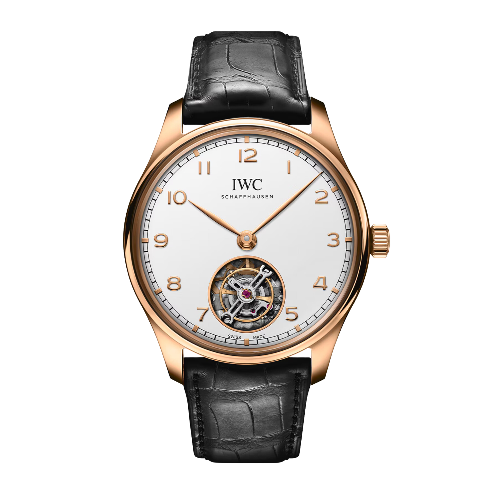 1ecdd6cec9151f93c67b1b770c4e2b9a.png Portugieser Tourbillon Armor Gold Silver Dial 42mm - Image 1