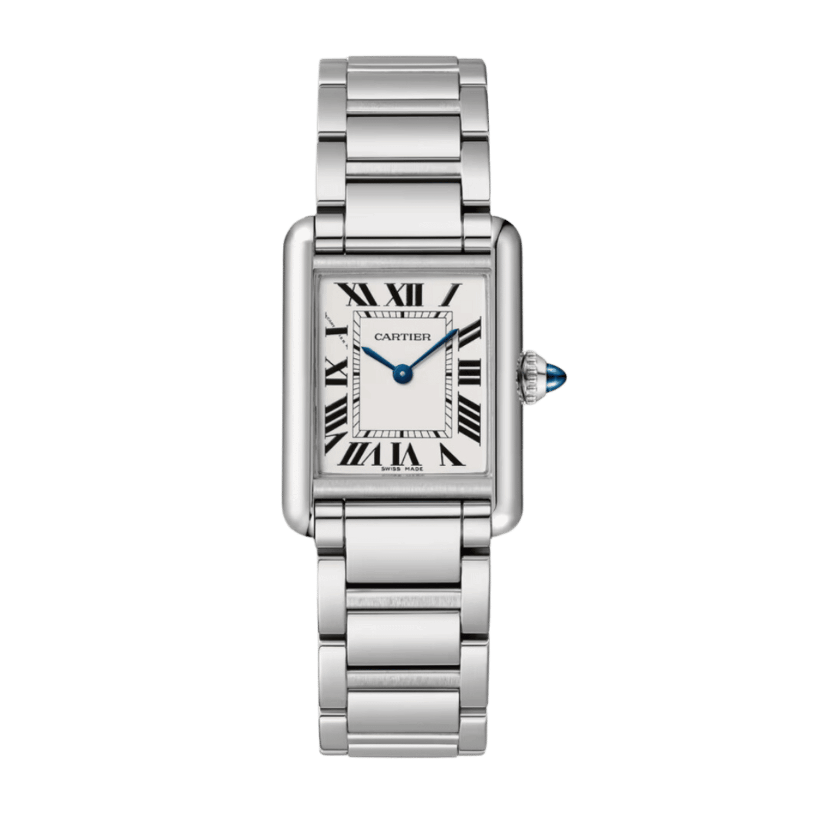 1ef29e9b10ecf08c23a2e492cd3a2ea5.png Tank Must Steel White Dial 22mm - Image 1