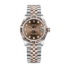 Datejust Rose Gold & Steel Jubilee Brown Dial 31mm
