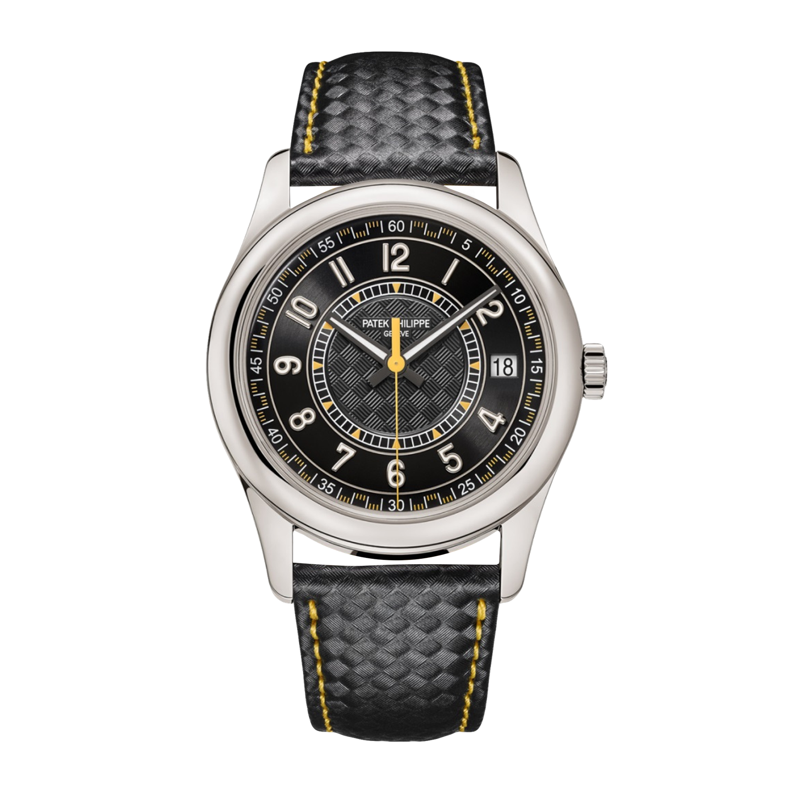 1fe428a5d6a32b0ad4972ece5a0f05f0.png Calatrava White Gold Black Dial 40mm - Image 1