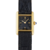 Tank Vermeil Gold Plated Black Dial 20mm