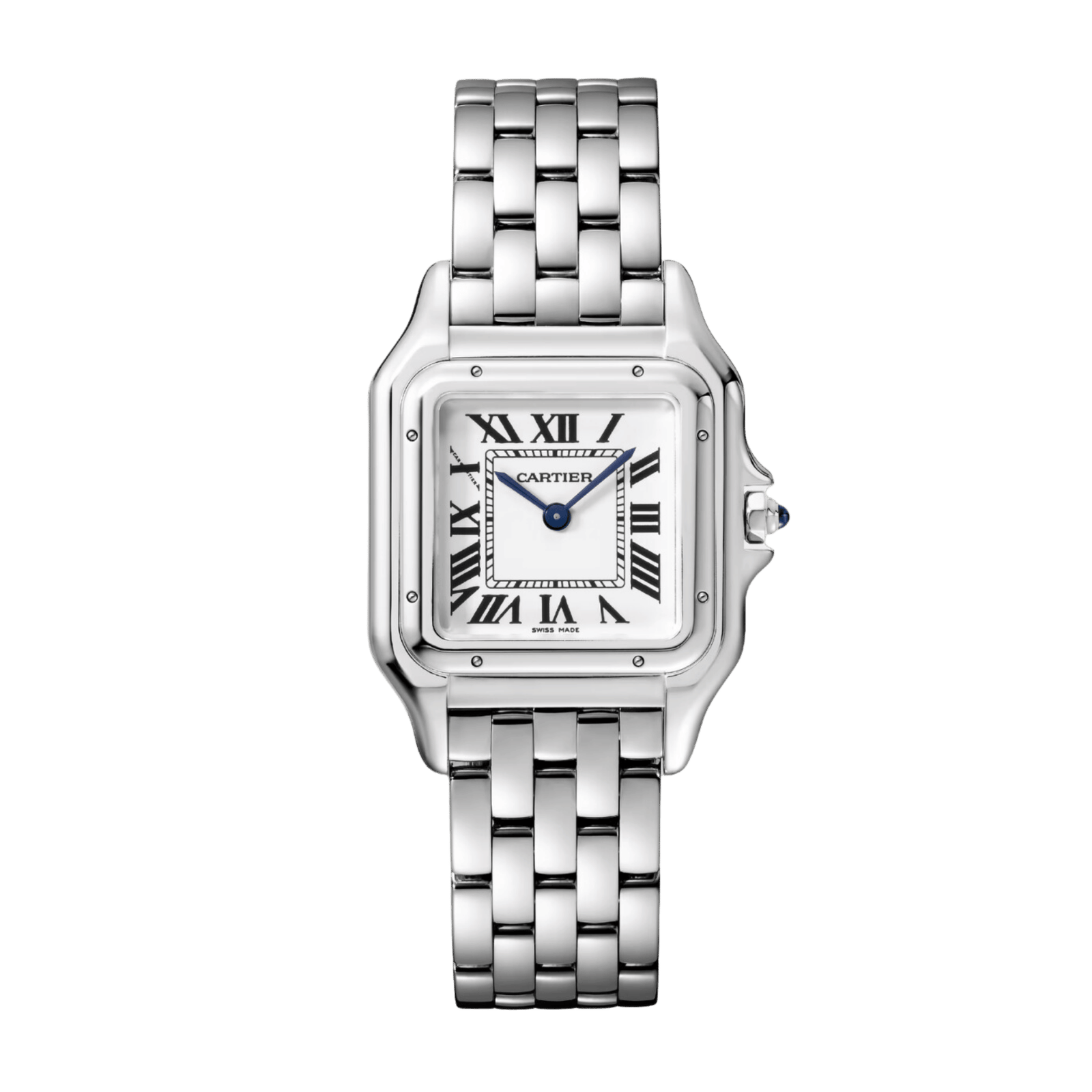 227ac58edbf431db1fab8e7eb1edcd0a.png Panthère de Cartier Steel Silver Dial 27mm - Image 1