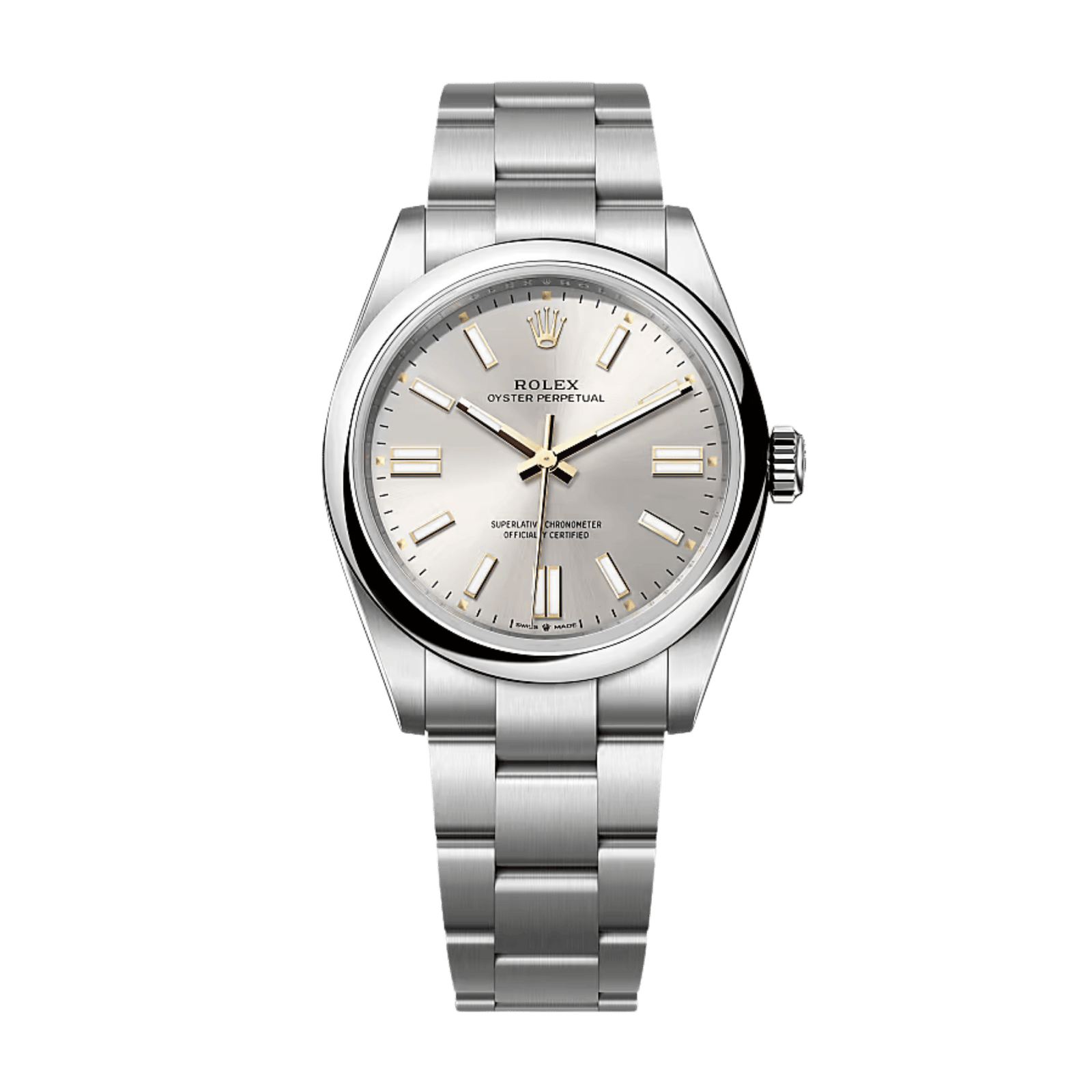231a7a6538d2ad1c5bc933b6b41b1324.png Oyster Perpetual Steel Silver Dial 41mm - Image 1