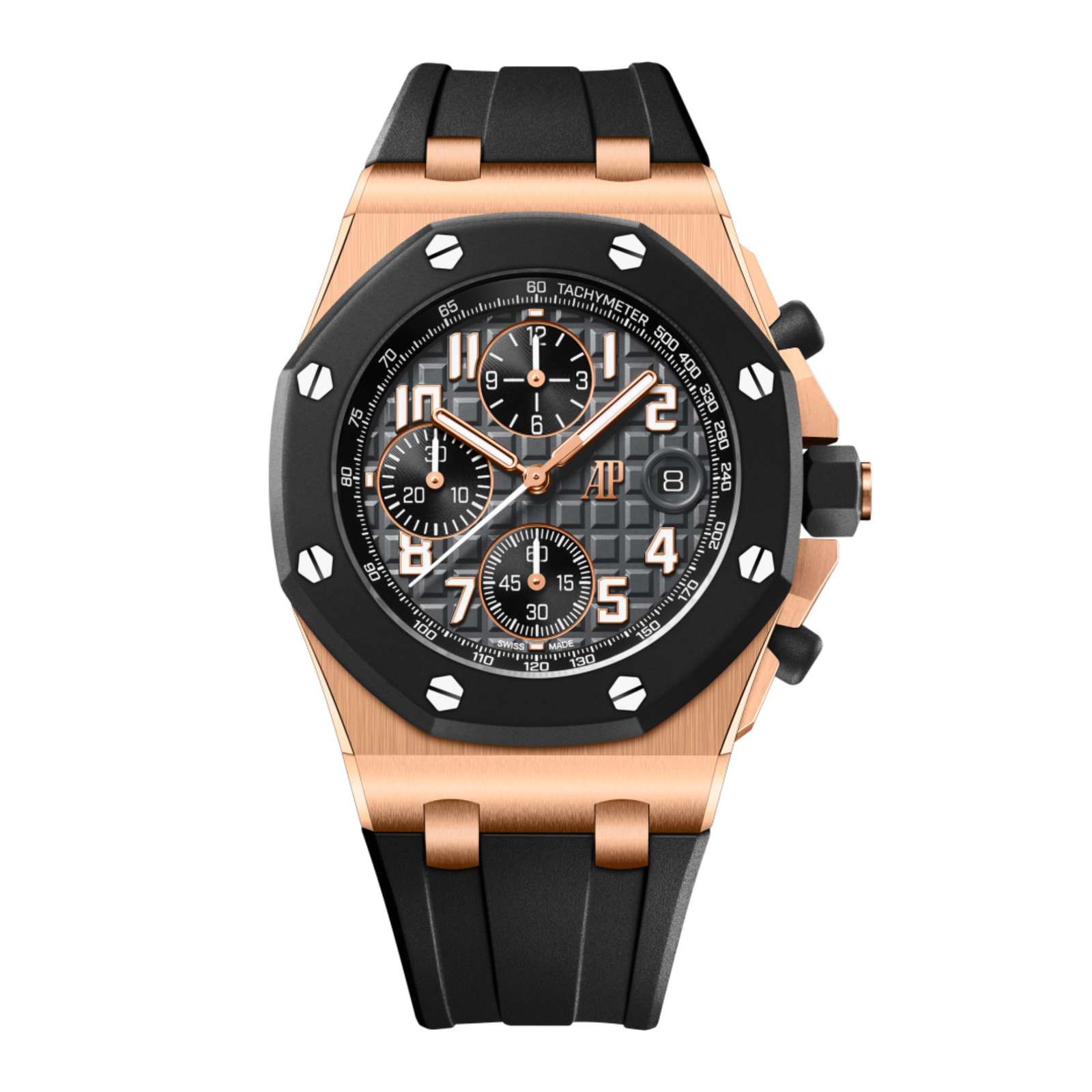 244970d9722034de3701f0d62135c3f8.png Royal Oak Offshore Rose Gold Black Dial 42mm - Image 1