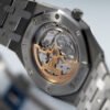 Royal Oak "Jumbo" Extra-Thin Platinum & Titanium Blue Dial 39mm - Image 6