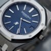 Royal Oak "Jumbo" Extra-Thin Platinum & Titanium Blue Dial 39mm - Image 4