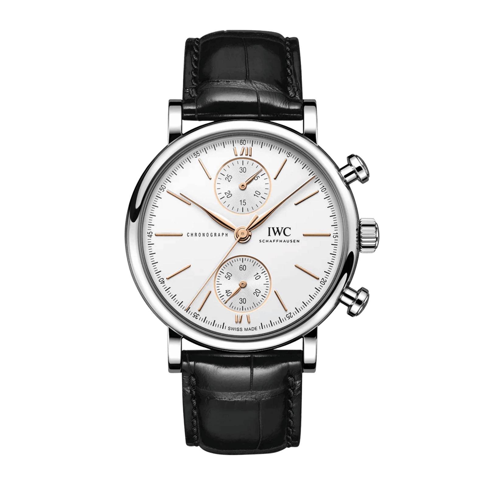 2637d79190e0511b63ba7d2c70ff790d.png Portofino Chronograph Steel Silver Dial 39mm - Image 1
