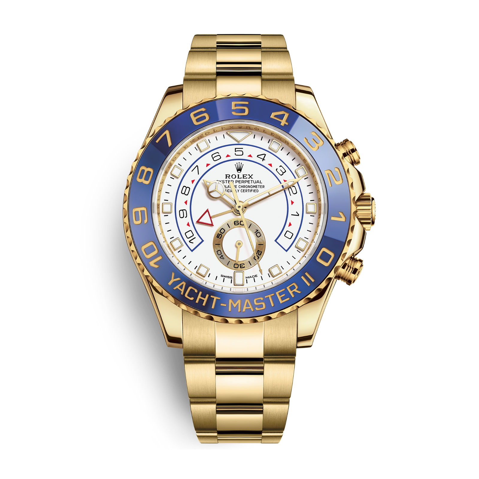 26c2551b2ad1c143e0deda7c68715d74.png Yacht-Master II Yellow Gold White Dial 44mm - Image 1