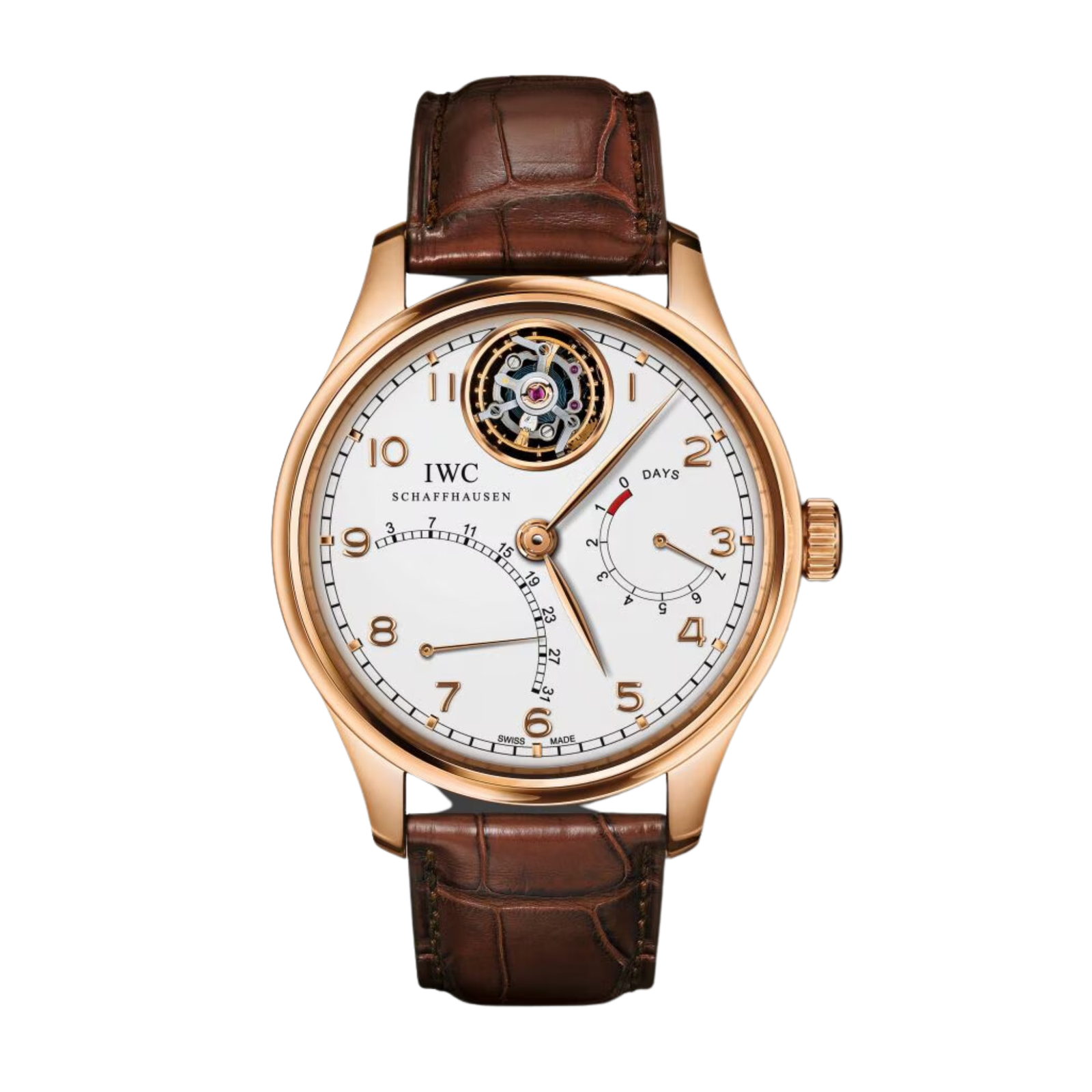 2804db1d01066fff813fd7af05e80fdc.png Portugieser Tourbillon Mystère Retrograde Rose Gold Silver Dial 44mm - Image 1
