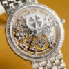 Patrimony Squelette White Gold Diamond Skeleton Dial 34mm - Image 4