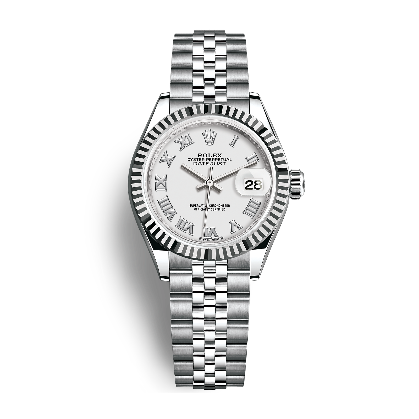 2b6712d5fd8ef30940d81e9d9a09413f.png Lady-Datejust Steel White Dial 28mm - Image 1